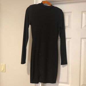 Fashion Nova Little Black Turtle Neck Dress
